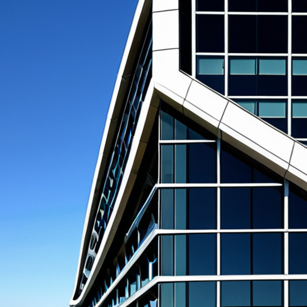 구조적 소재 - Modern Architecture**

"A breathtaking view of a modern architectural marvel featuring steel constru...