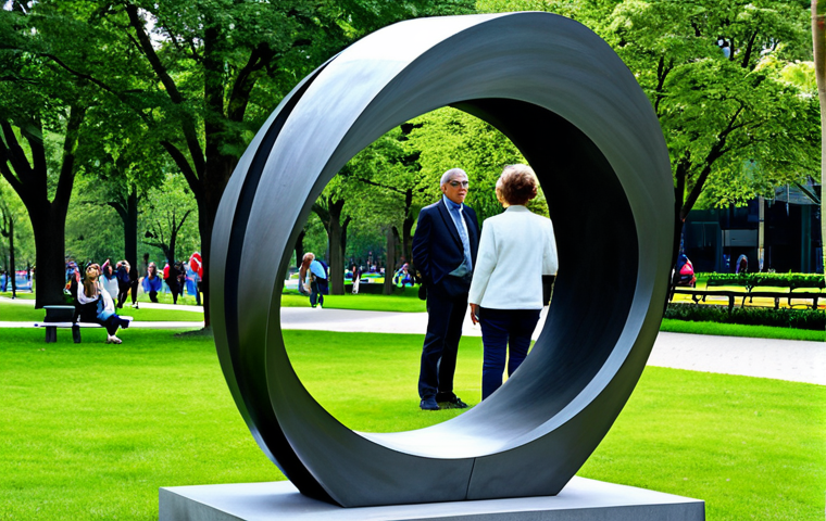 구조적 소재 - Steel Infrastructure**

"A long shot of a massive steel bridge spanning a wide river, demonstrating ...
