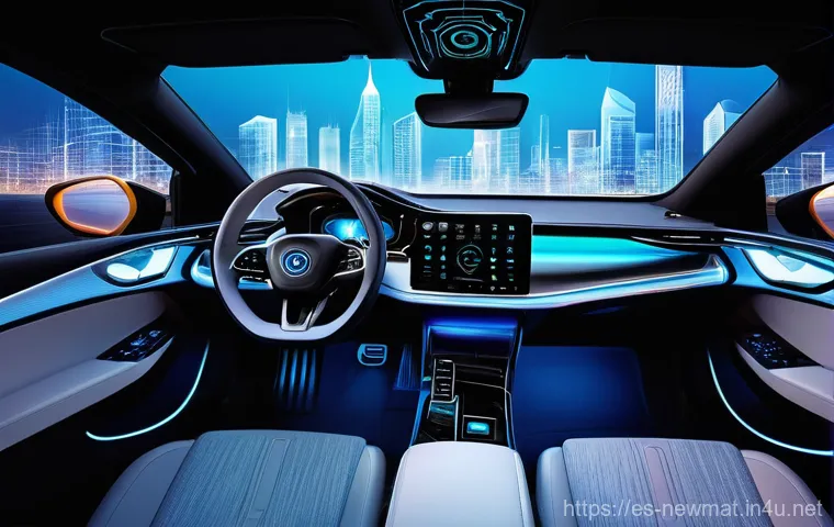 반도체 소자 - **Prompt:** A dynamic, futuristic illustration depicting the intricate connection between a central,...