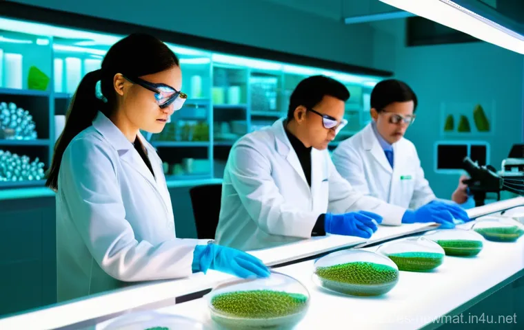 친환경 고분자 - **Prompt:** A bright, clean, and modern tableau showcasing the versatile applications of bioplastics...