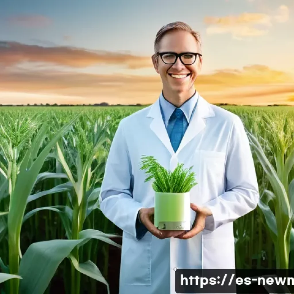 차세대 플라스틱 - **Prompt: The Dawn of Bioplastics: Nature's Embrace**
    A vibrant and hopeful scene depicting the ...