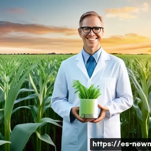 차세대 플라스틱 - **Prompt: The Dawn of Bioplastics: Nature's Embrace**
    A vibrant and hopeful scene depicting the ...