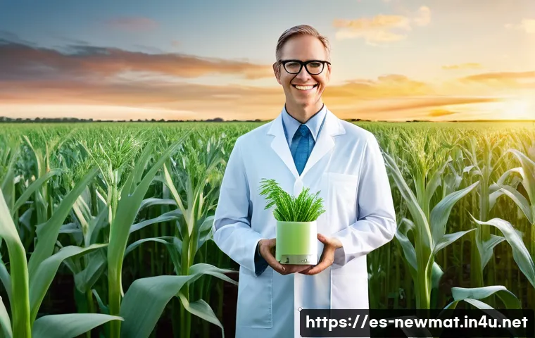 차세대 플라스틱 - **Prompt: The Dawn of Bioplastics: Nature's Embrace**
    A vibrant and hopeful scene depicting the ...