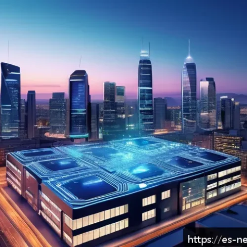 Home 17 고속 통신 소재 - A futuristic telecommunications laboratory showcasing advanced graphene-based electronic components ...