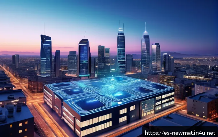 고속 통신 소재 - A futuristic telecommunications laboratory showcasing advanced graphene-based electronic components ...